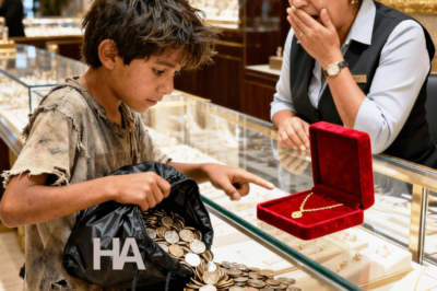 HE DUMPED THOUSANDS OF COLD COINS ON THE GLASS… AND ONE SENTENCE FROZE THE ENTIRE JEWELRY STORE