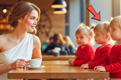 YOUR BLIND DATE NEVER SHOWED UP… UNTIL THREE IDENTICAL LITTLE GIRLS SAT DOWN AND SAID: “OUR DAD FEELS SO BAD HE’S LATE.”