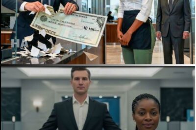 Bank Manager Tore Up a Black Waitress’s $10M Check…Then Her Boss Said “Sir”