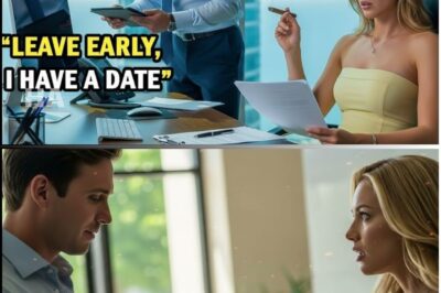 Single Dad Said I Need to Leave Early, I Have a Date — Jealous Boss Went Silent and Lit C!garette