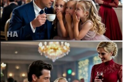 Single dad was having tea alone—until triplet girls whispered: “Pretend you’re our father”