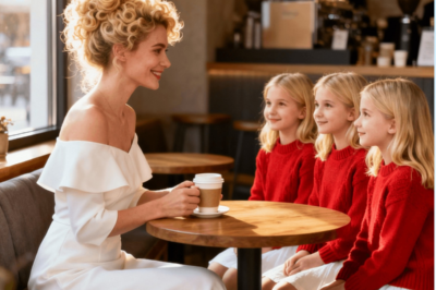 THREE IDENTICAL LITTLE GIRLS CRASHED YOUR BLIND DATE… AND WHAT THEY WHISPERED ABOUT THEIR DAD CHANGED EVERYTHING