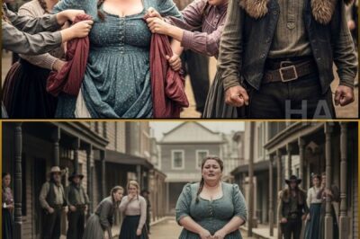 They Tore the Obese Girl’s Only Dress — What the Cowboy Man Did Silenced the Whole Town