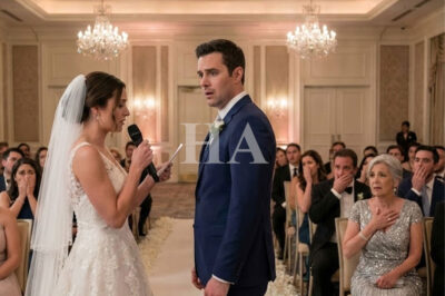 An hour before the wedding, I overheard my fiancé whispering to his mother, “I don’t care about her – I only want her money.” I wiped away my tears, walked up to the altar, and instead of saying “I do,” I said something that made my mother-in-law clutch her chest right there in the hall…