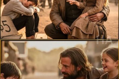 “CAN WE BUY THAT BOY, DADDY” — THE COWBOY FROZE WHEN HE SAW WHO THE BOY WAS