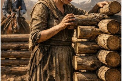 ALONE, PREGNANT, BUILDING A CABIN, SHE NEVER KNEW THE COWBOY WATCHING HAD LOST EVERYTHING