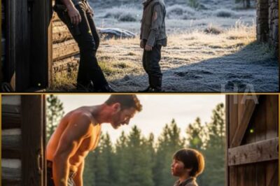 LITTLE BOY KNOCKED AND WHISPERED, “THEY BEATEN MY MAMA… SHE’S DYING” AND THE GIANT RANCHER WHO OPENED THE DOOR SHOCKED THEM ALL