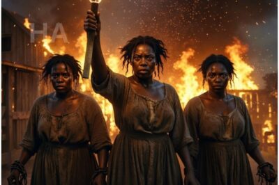 THREE WOMEN WHO ESCAPED THE BREEDING FARM AND BURNED IT DOWN