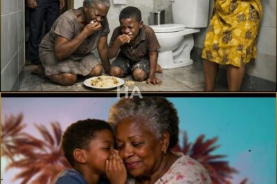 CEO Come Home Early And Catches His New Wife Forcing His Mother And Stepchild To Eat In The Bathroom