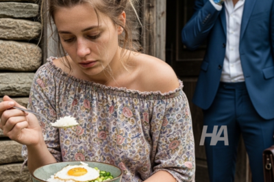 HE CAME BACK A MILLIONAIRE… AND FOUND HIS CHILDHOOD LOVE EATING OLD BREAD IN THE MUD