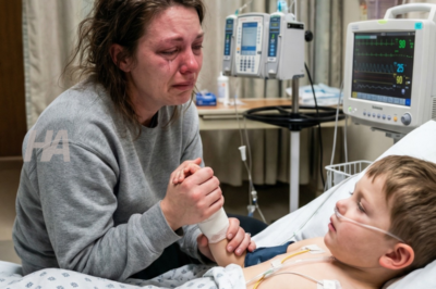 YOUR SON WHISPERS “MOM… AM I GOING TO DIE?” AND YOUR OWN FATHER SAYS: “WE WON’T PAY FOR YOUR MISTAKE.” YEARS LATER, THEY SHOW UP SMILING AT YOUR DOOR… AND YOU SMILE BACK, THEN SLAM IT SHUT