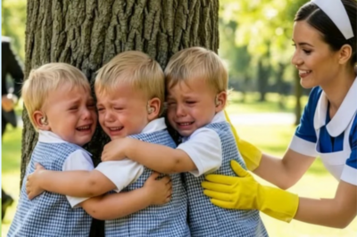 NOBODY UNDERSTOOD WHY THE BILLIONAIRE’S TRIPLETS CRIED… UNTIL THE CLEANING LADY OPENED THE SAFE