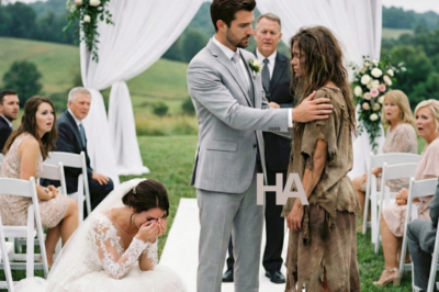 THE BILLIONAIRE SAID “I DON’T” AT THE ALTAR… THEN WALKED STRAIGHT TO THE BAREFOOT “BEGGAR” AND THE WHOLE CHURCH PANICKED 😱💍