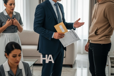 “YOU’LL GO HUNGRY TO LEARN YOUR LESSON” — THE BILLIONAIRE’S SON HIDES THE MAID’S PAYCHECK… AND HIS FATHER DOES SOMETHING NO ONE SAW COMING