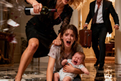 The stepmother laughed drunkenly as she forced her stepdaughter to scrub the floors and care for the baby until she was completely exhausted, until the millionaire father came home, saw everything and roared: “Get out of my house right now!”