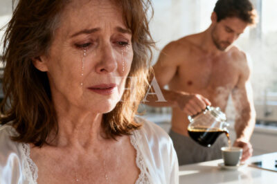 I’m nearly sixty years old, married to a man thirty years younger than me. For six years, he’s called me “little wife” and brought me water every night—until the night I followed him into the kitchen and discovered a plan….