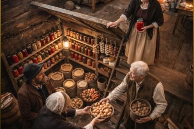 SHE BURIED 600 POUNDS OF FOOD UNDER HER CABIN FLOOR AFTER HER HUSBAND DIED IN THE SNOW… THEN AN ENTIRE MONTANA VALLEY CAME TO HER DOOR