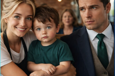 Millionaire CEO walked into a café — and heard a little boy calling his ex “Mom.”