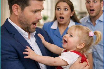 The Cleaner’s Daughter Ran to the Millionaire “You’re My Father” — Everyone Was Left in Shock