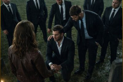 SHE FOLLOWED A TEXT TO HER FATHER’S GRAVE AND FOUND TEN MEN IN BLACK SUITS BOWING THERE, BUT THE TERRIFYING MAFIA BOSS WAITING IN THE SHADOWS KNEW WHY HER FATHER WAS MURDERED