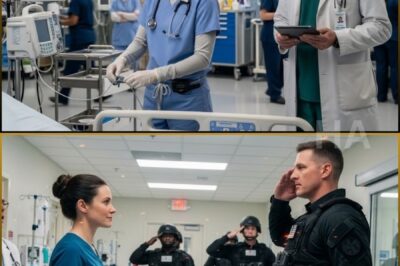 THE QUIET ER NURSE EVERYONE IGNORED UNTIL EIGHT BLACK HAWKS LANDED IN THE RAIN