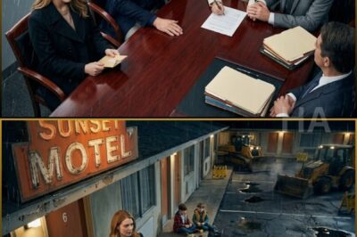 THE NIGHT THEY THREW HER OUT OF A BROKEN MOTEL, SHE OPENED HER FATHER’S HIDDEN FILES AND DISCOVERED THE LAND WAS WORTH MORE THAN THE FAMILY WHO MOCKED HER