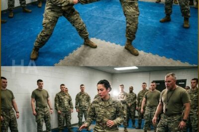 THE KICK HE THREW TO HUMILIATE HER EXPOSED A SECRET PROGRAM NO ONE ON BASE WAS SUPPOSED TO SEE