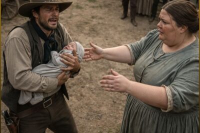 A COWBOY BEGGED THE TOWN TO SAVE HIS BABY. THEY LAUGHED… UNTIL THE WOMAN THEY CALLED UNFIT OPENED HER ARMS AND EXPOSED THE SECRET UNDER THEIR CHURCH