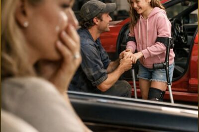 A poor mechanic helped a girl with a leg disability in his garage — the girl’s billionaire mother was moved to tears from her luxury car when she saw the scene.