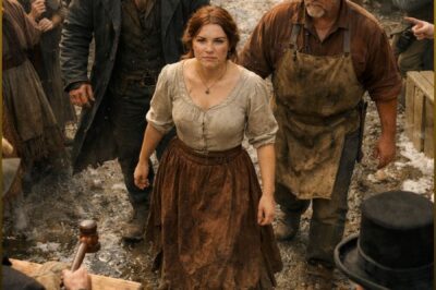 THE WHOLE TOWN LAUGHED WHEN THE BLACKSMITH’S “WORTHLESS” DAUGHTER BOUGHT THE DEADLIEST MOUNTAIN MAN FOR $1 — UNTIL HE OPENED THE FORGE FLOOR AND EXPOSED WHO REALLY OWNED THE VALLEY