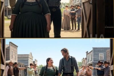 They Sent the Obese Girl to Clean His Barn as a Joke — But the Rancher Refused to Let Her Go. THE MOMENT THEY STEPPED OUT, the whole town froze…