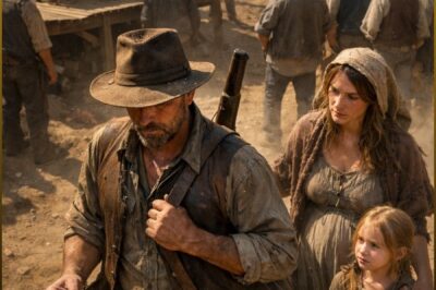 HE BOUGHT THE PREGNANT WIDOW NOBODY WANTED AT AN ARIZONA AUCTION… THEN HER LITTLE GIRL OPENED A TIN BOX THAT EXPOSED THE MAN WHO STOLE HIS ….