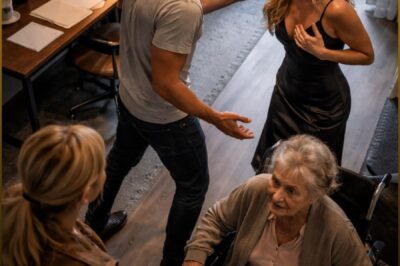 MY HUSBAND MOVED IN WITH HIS NEW, PASSIONATE FRIEND. THE VERY NEXT DAY, I PUSHED HIS MOTHER, WHO HAD HAD A STROKE, INTO THEIR APARTMENT… THEN LEFT A FILE OF DOCUMENTS ON THE DESK AND WITNESSED HIM AND HIS GIRLFRIEND HAVING A FIERCE ARGUE.