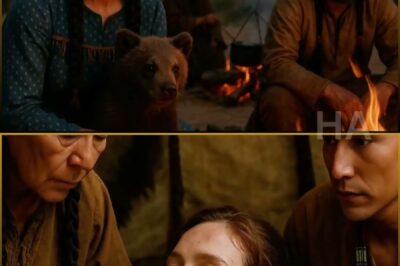 THEY HUNG HER WITH A SIGN THAT SAID “SAVAGE LOVER” — UNTIL A BEAR CUB BEGGED THE SNOW TO GIVE HER BACK