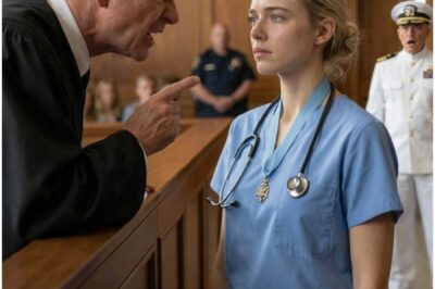“TAKE THAT OFF, B*TCH.” THE JUDGE HUMILIATED THE NURSE… UNTIL A SEAL ADMIRAL SPOKE HER CALL SIGN: IRON WIDOW