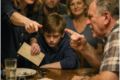 THEY STOLE MY INHERITANCE AT 18. EIGHTEEN YEARS LATER, THEY CALLED MY SON A FREELOADER AT MY TABLE… SO I ENDED THE DINNER WITH ONE SENTENCE.