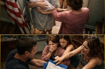 My mother dragged me out of the house the day after my C-section so my darling sister could take my room… But when my husband opened the blue file on the kitchen table, her smile vanished, because it didn’t prove I was homeless, but proved who the sole heir they had been lying about since the night the hospital burned down was