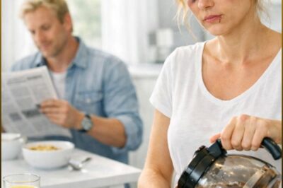 MY HUSBAND BROKE MY FACE THE NIGHT BEFORE HIS BILLIONAIRE FATHER’S BREAKFAST, BUT WHEN OUR LITTLE GIRL CARRIED OUT GRANDPA’S BLUE PILLBOX, THE HEIR TO AMERICA’S MOST FAMOUS MORNING-FOOD FORTUNE LEARNED THAT THE WOMAN HE CALLED CRAZY HAD TURNED HIS PERFECT TABLE INTO THE FUNERAL OF HIS EMPIRE