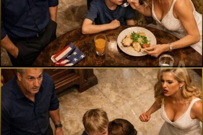 The billionaire’s son hadn’t eaten a single bite in 21 days… until the woman they mocked at the gate left him a lunchbox, astonishing him and prompting him to whisper a horrifying remark, instantly exposing the monster hidden behind the perfect smile of the woman he called mother….