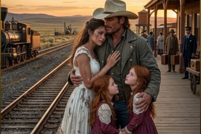 HE SAW A BRIDE THROWN AWAY AT THE TRAIN STATION, Then he said something unbelievable that astonished the whole town: “Follow me. My twins have specifically named you; let’s begin our journey…”