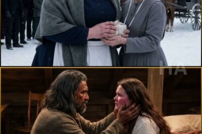 THE CHURCH SAID SHE WAS “TOO BIG TO KEEP”… THEN A WILD MONTANA STRANGER STEPPED OUT OF THE TREES, LOOKED HER DEAD IN THE EYE, AND SAID, “BY SPRING, YOU’LL GIVE ME THREE SONS.”