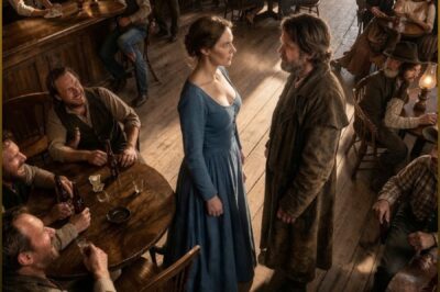 HE WALKED INTO A WYOMING SALOON AND DEMANDED A WIFE BY SUNRISE. THE WHOLE TOWN LAUGHED… UNTIL ONE QUIET WIDOW ASKED A SINGLE QUESTION THAT EXPOSED A SECRET BURRIED DEEPER THAN THE MOUNTAINS