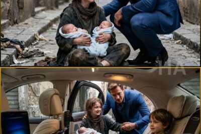THE HOMELESS GIRL WHO WALKED INTO A BILLIONAIRE’S CAFE WITH TWO LITTLE BOYS DIDN’T ASK FOR MONEY, SHE WHISPERED, “IF YOU CAN’T SAVE US ALL… KEEP ONE” AND WHAT HE LEARNED ABOUT HIS OWN SON TURNED ONE RAINY NIGHT INTO A WAR INSIDE HIS FAMILY
