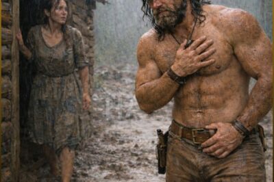 “YOU’RE BIGGER THAN MY WHOLE HOUSE,” SHE WHISPERED, AND THE MOUNTAIN MAN DROPPED TO HIS KNEES