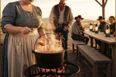 SHE SAID, “I DON’T TALK MUCH, SIR… BUT I CAN COOK.” THEN THE RANCHER HIRED HER ANYWAY
