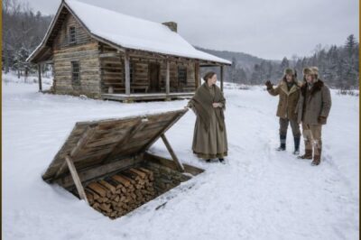 THE GIRL THEY CAST OUT BUILT A SECRET UNDERGROUND WOODHOUSE, AND WHEN THE BLIZZARD CAME, AN ENTIRE TOWN SURVIVED BY HER FIRE
