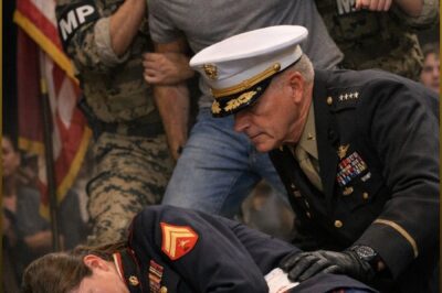 HE KICKED A PREGNANT MARINE ON HER PROMOTION DAY. WHAT THE GENERAL SAID NEXT DESTROYED HIS ENTIRE FAMILY.