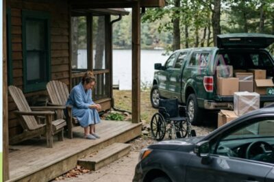 I BUILT MY PARENTS A $310,000 LAKE CABIN FOR THEIR 40TH ANNIVERSARY, PUT IT IN AN IRREVOCABLE TRUST SO NO ONE COULD TOUCH IT… THEN I GOT A TEXT FROM MY FATHER SAYING “PLEASE COME NOW,” DROVE BACK, SAW MY SISTER’S CAR AND A STRANGE TRUCK IN THE DRIVEWAY, AND WALKED INTO THE KIND OF BETRAYAL THAT MAKES YOU THANK GOD FOR PAPER TRAILS