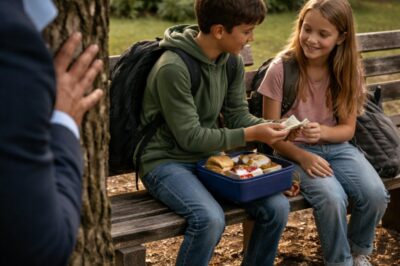 HE FOLLOWED HIS SON AFTER SCHOOL EXPECTING A CHILDISH LIE… BUT WHAT HE FOUND ON A PARK BENCH BLEW OPEN A SECRET THAT COULD DESTROY TWO FAMILIES