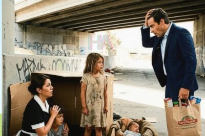 HE FOLLOWED HIS HOUSEKEEPER AFTER SHE COLLAPSED IN HIS KITCHEN… AND FOUND HER LIVING UNDER A FREEWAY OVERPASS WITH HER CHILDREN, BUT WHEN THE OLDEST GIRL WHISPERED THE TRUTH, IT SHATTERED EVERYTHING HE THOUGHT HE KNEW ABOUT HIS LATE WIFE, HIS OWN FAMILY, AND THE HOME HE CALLED SAFE